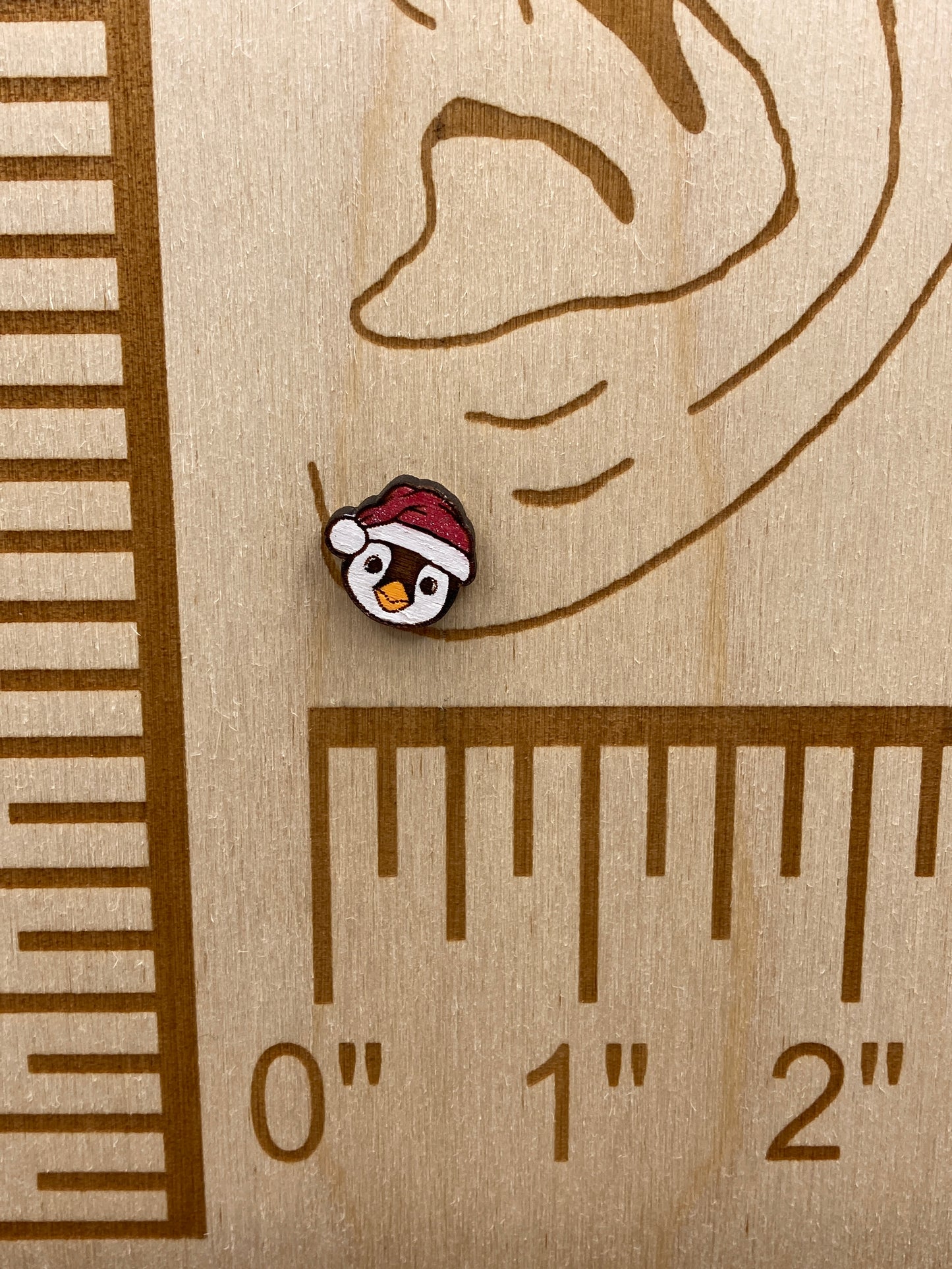 Animal with Santa Hat Stud