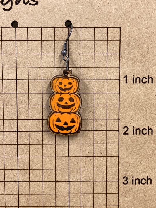 Jack-O-Lantern Stack Dangle