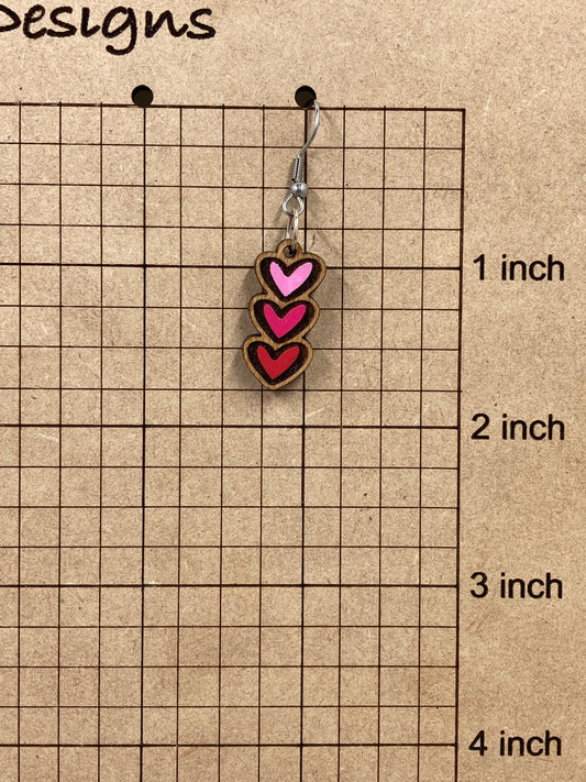 3 Heart Dangle