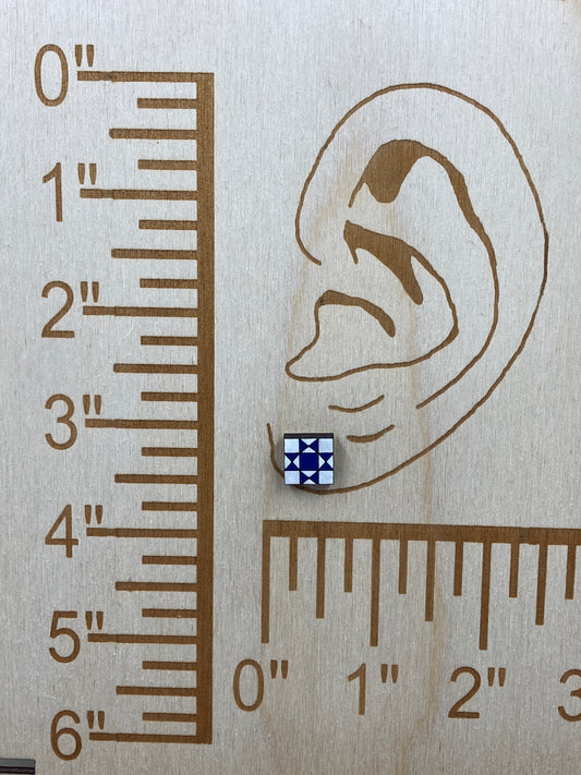 Ohio Star Quilt Block Stud