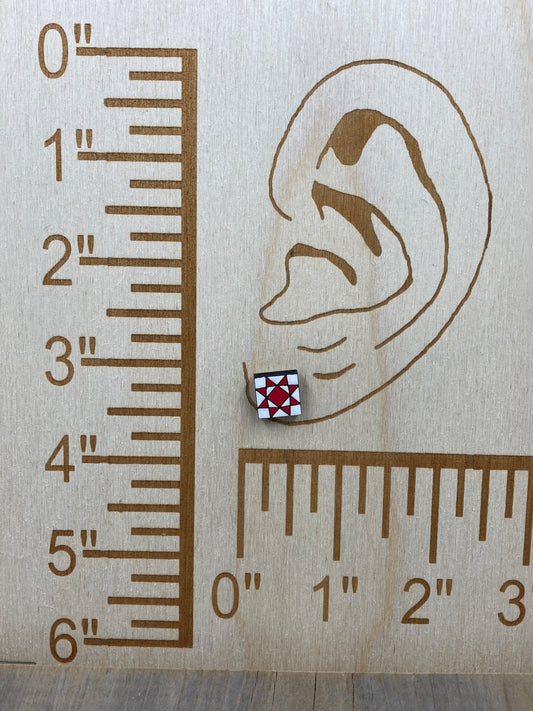 Crystal Star Quilt Block Stud