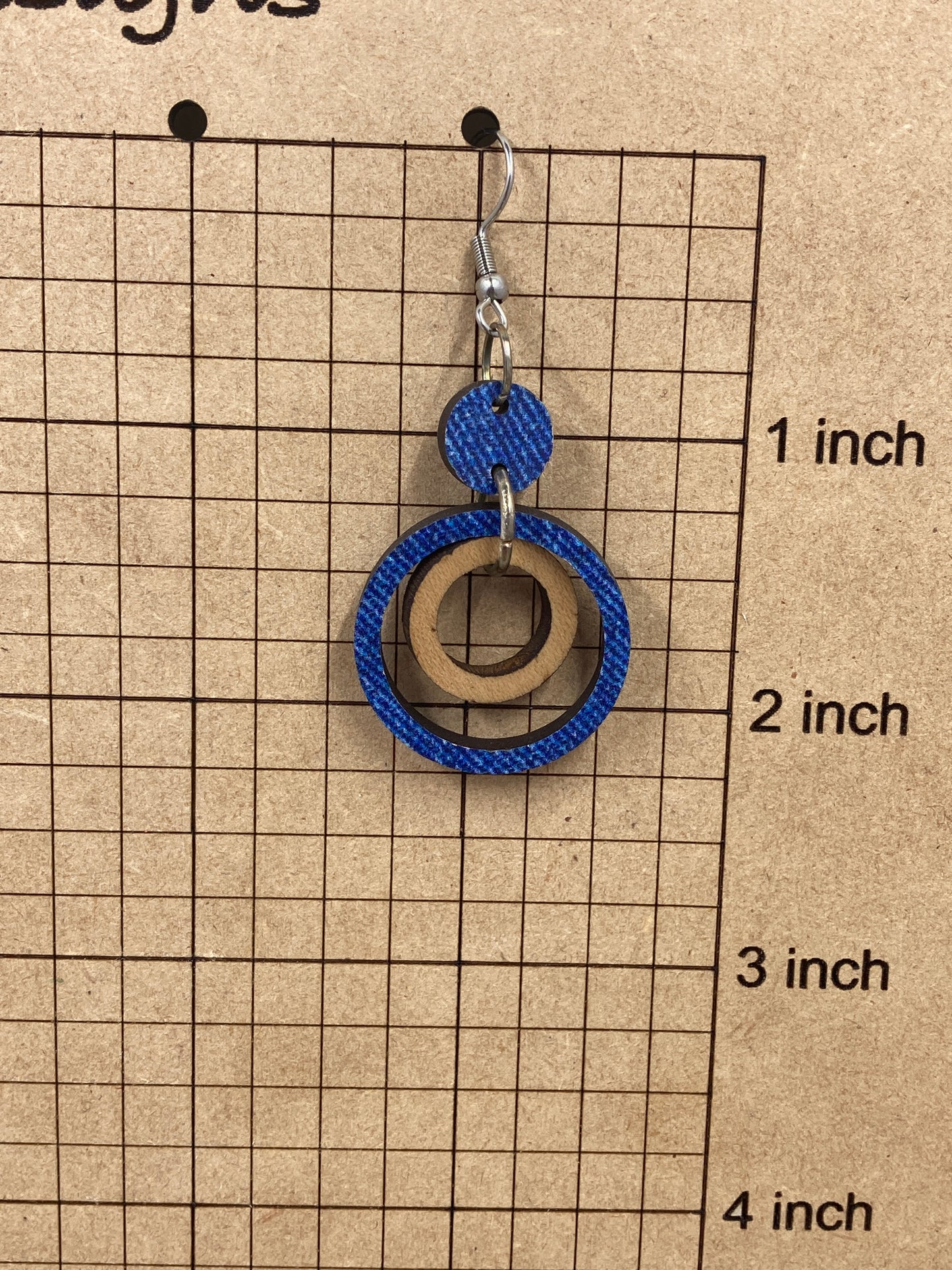 Denim Nesting Dangle