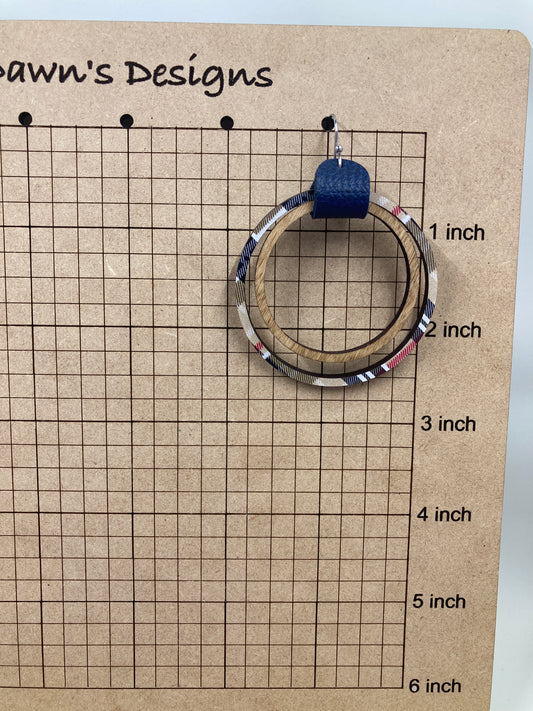 Plaid Nesting Dangle