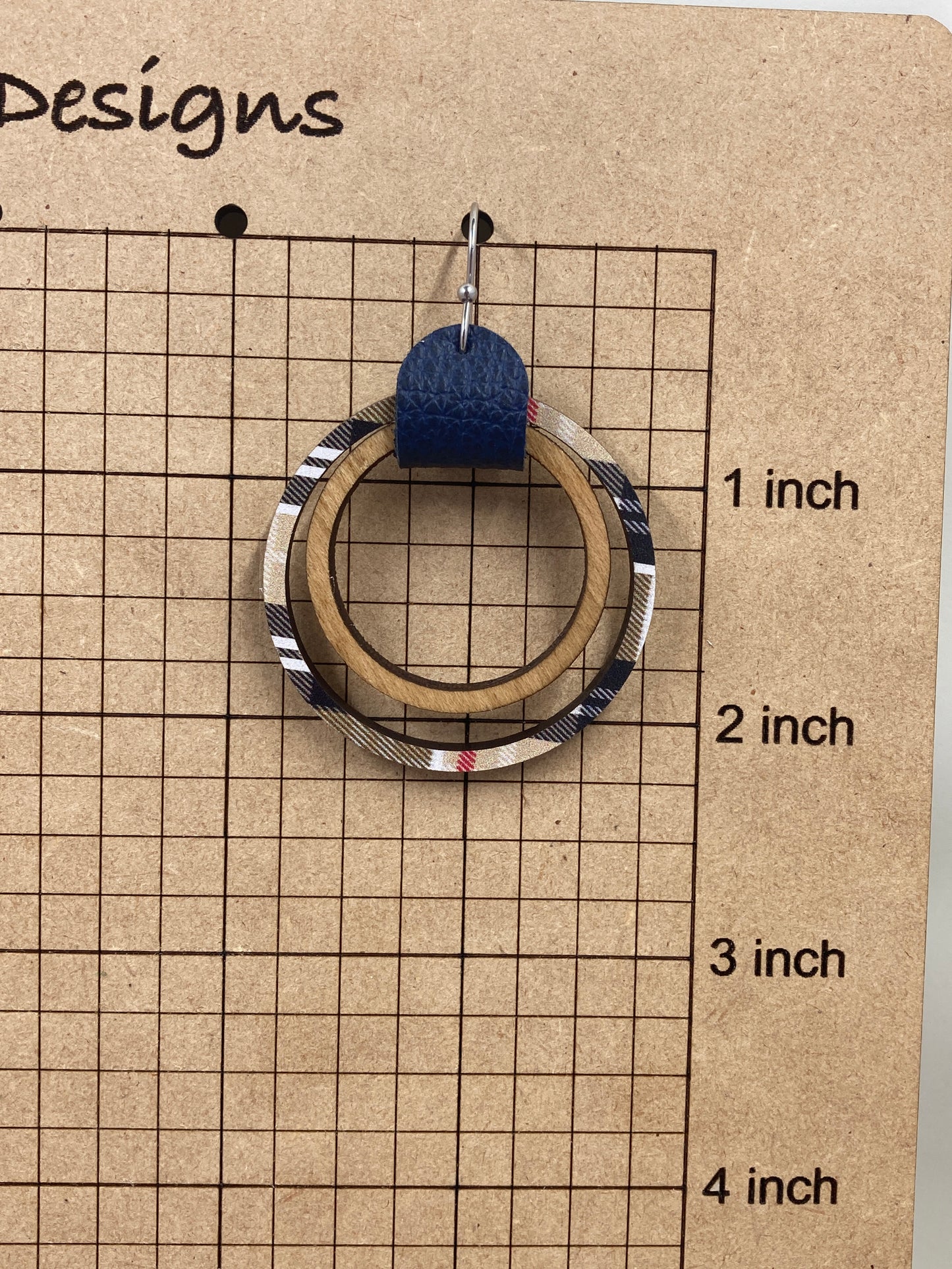 Plaid Nesting Dangle