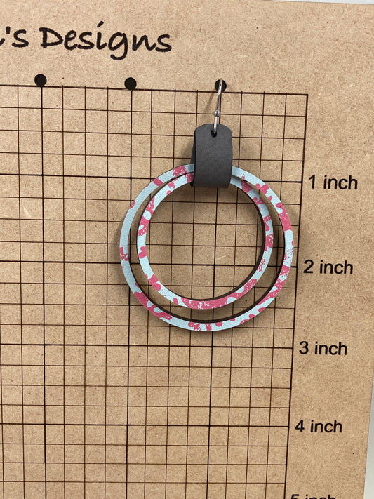 Pink and Gray Nesting Dangle