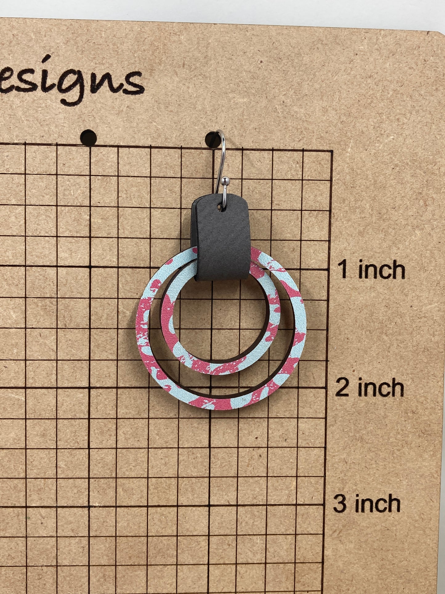 Pink and Gray Nesting Dangle