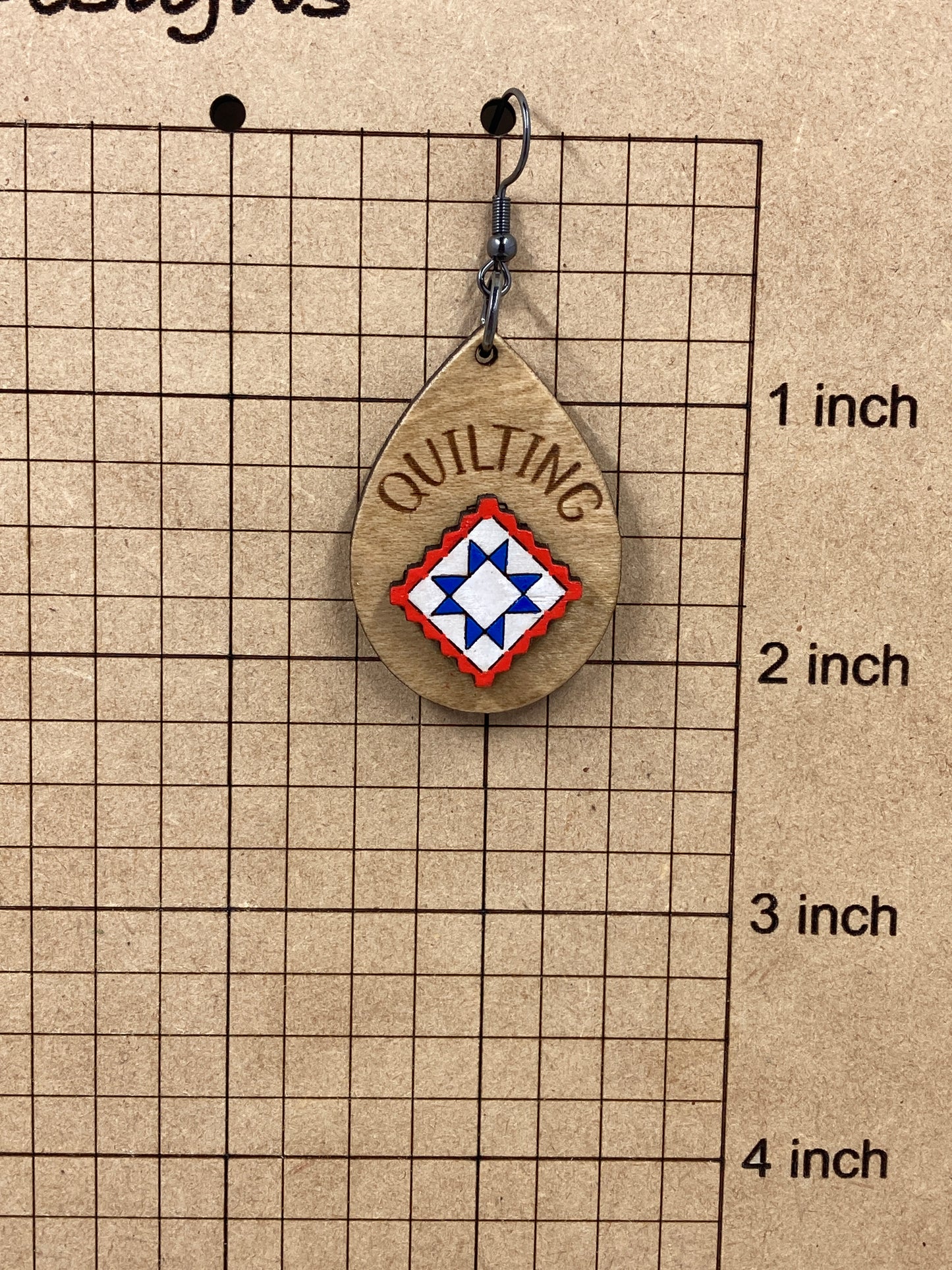 Quilting Block Dangle