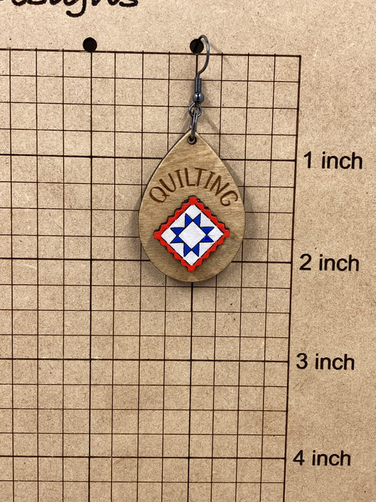 Quilting Block Dangle