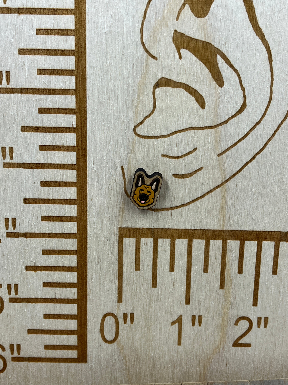 Dog Face Stud