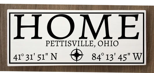 Latitude Coordinate Board - Large