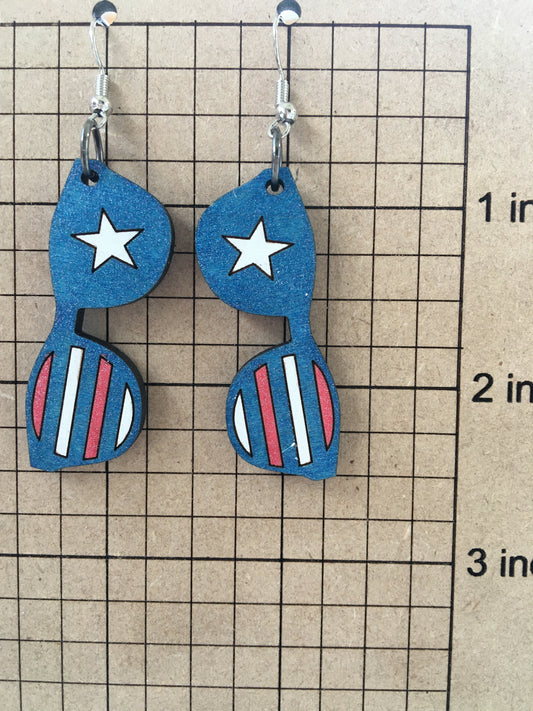 Patriotic Sunglasses Dangle