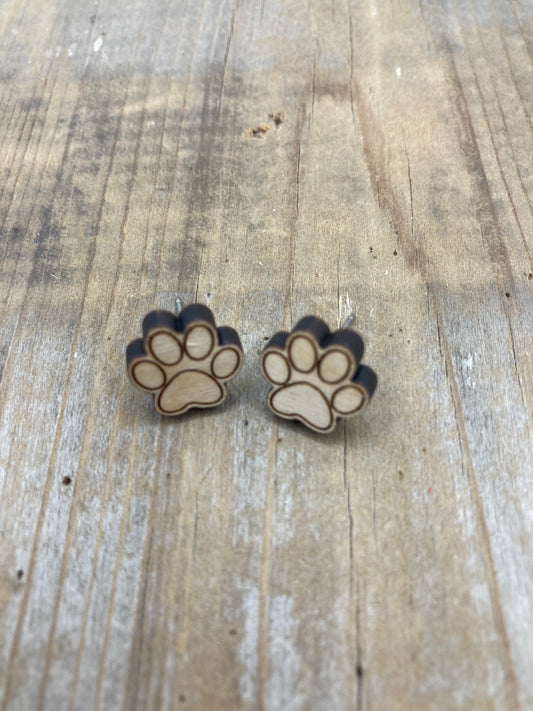 Paw Stud - Painted