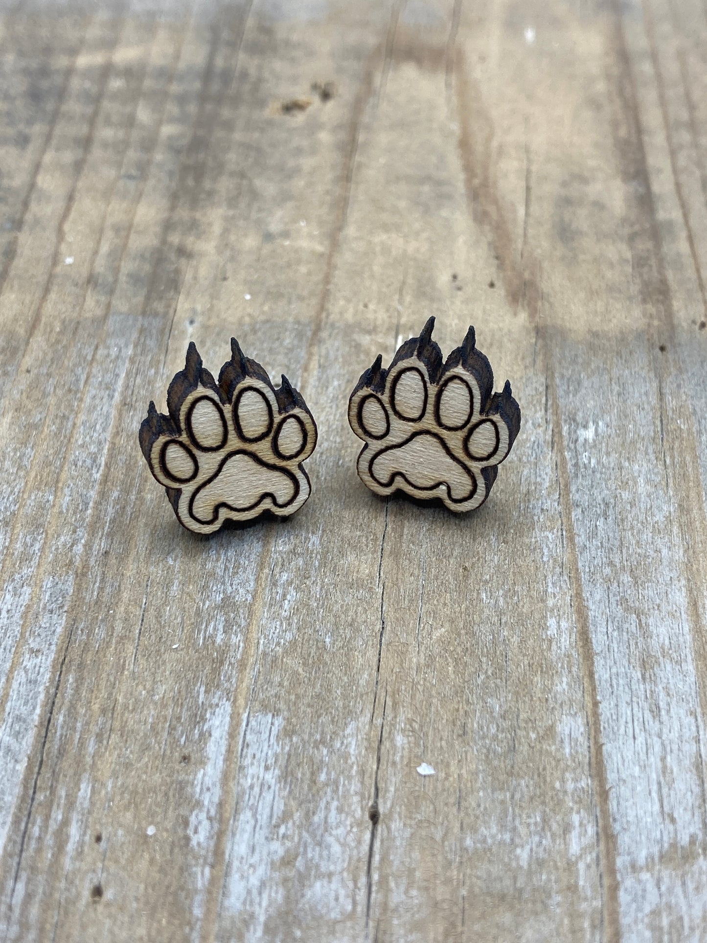 Paw Stud - Painted