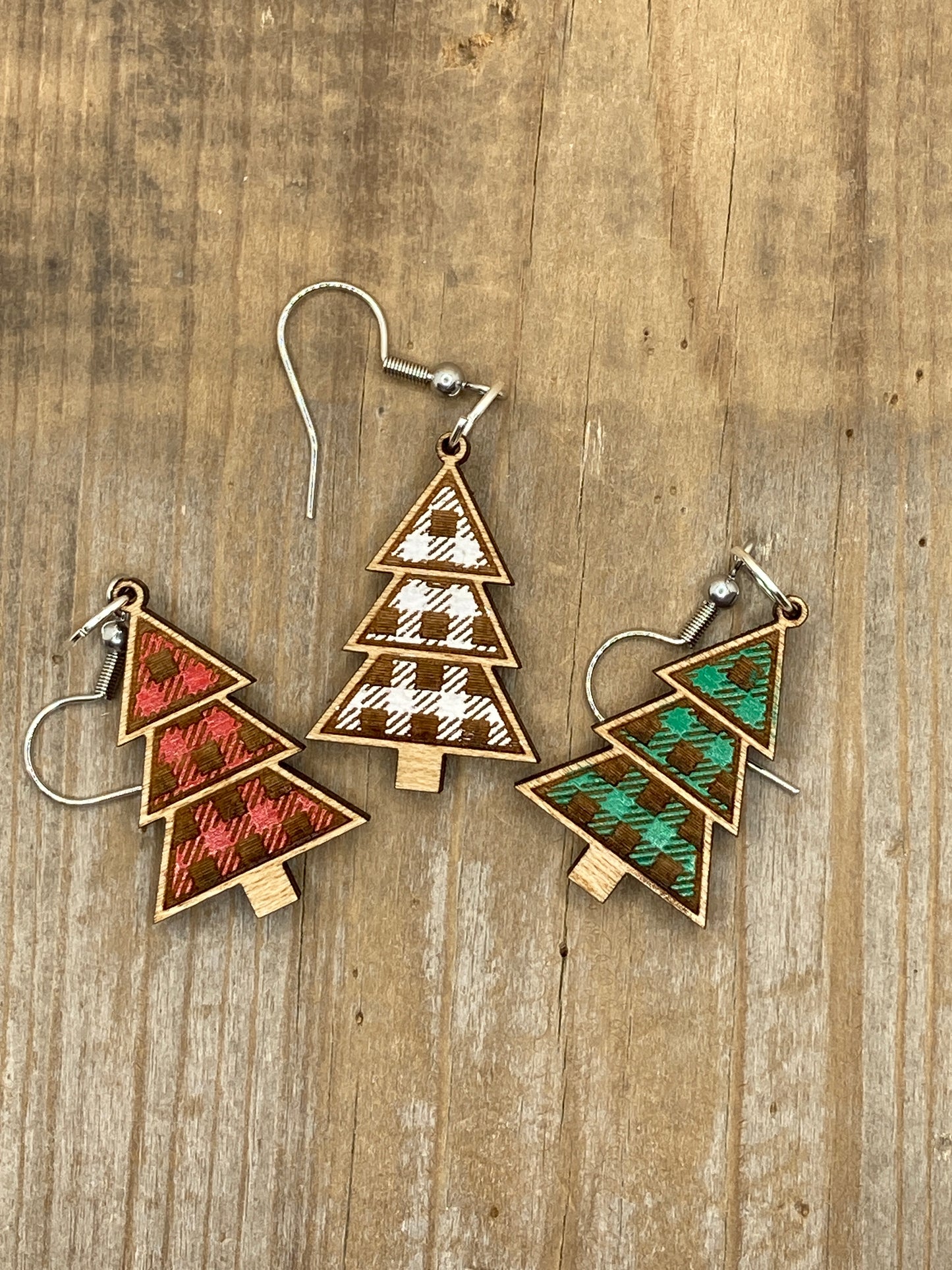 Plaid Tree Dangle