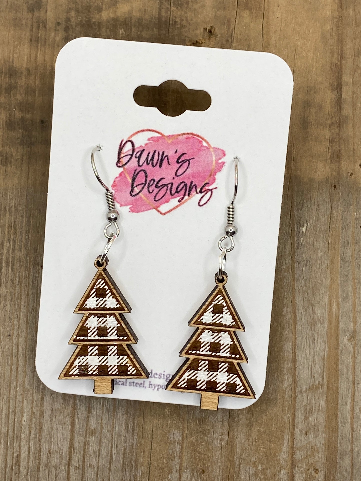 Plaid Tree Dangle