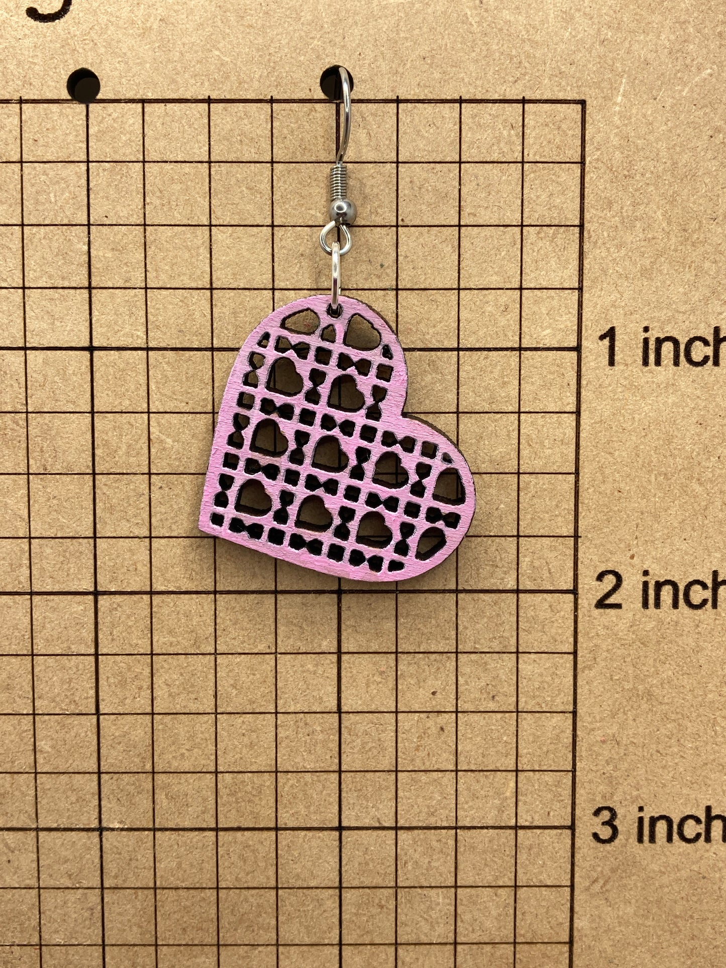 Rattan Heart Dangle