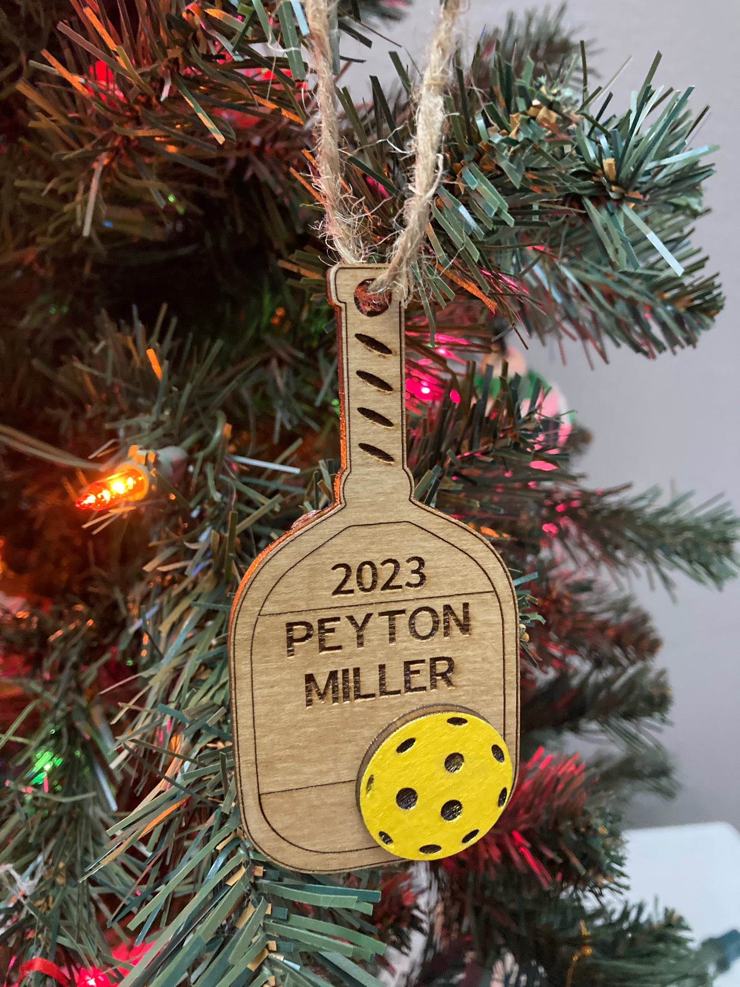 Pickle Ball Ornament