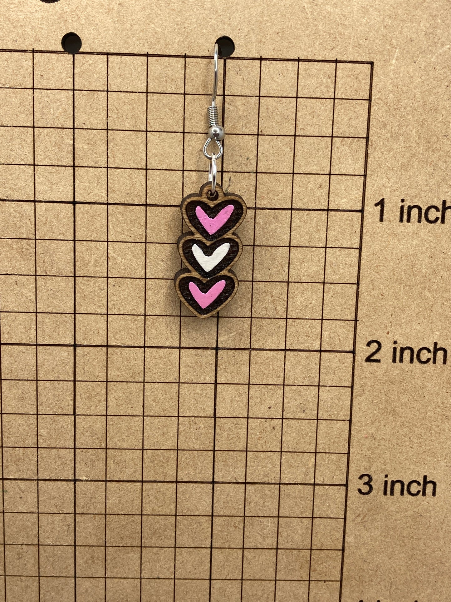 3 Heart Dangle