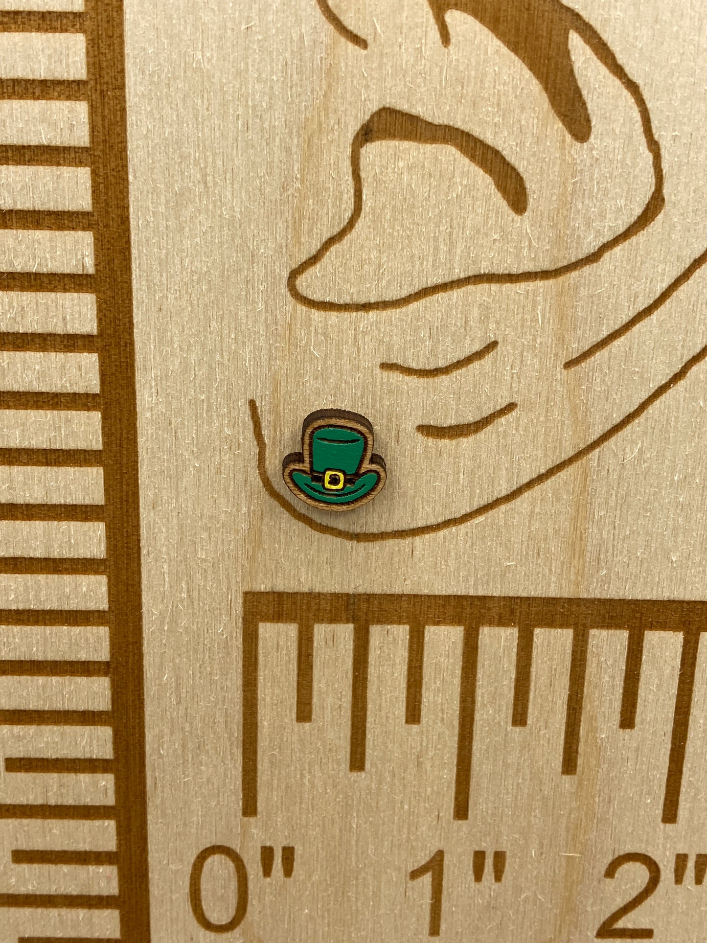 Leprechaun and Hat Studs