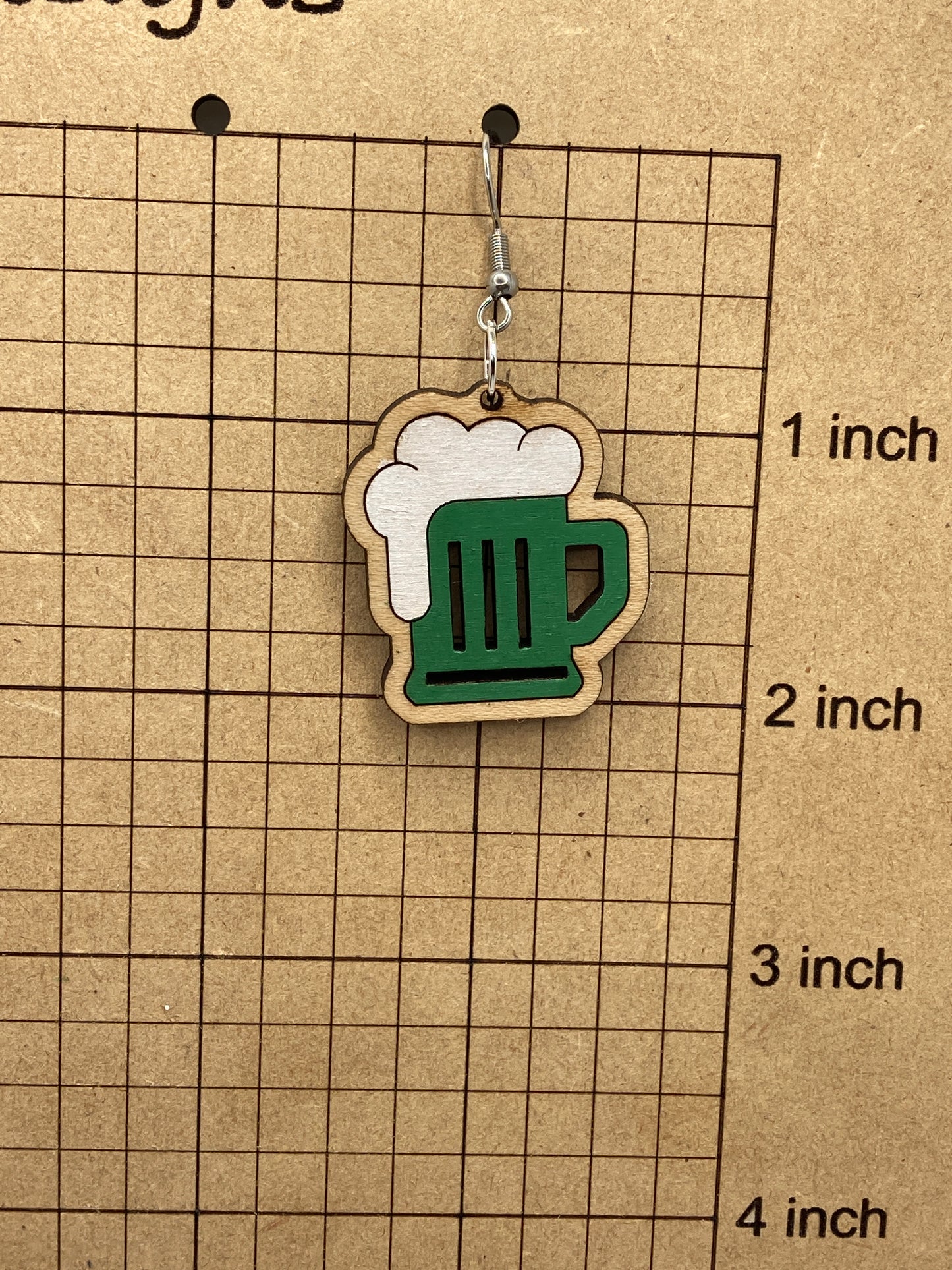 Green Beer Mug Dangle