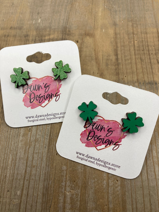 Shamrock Studs