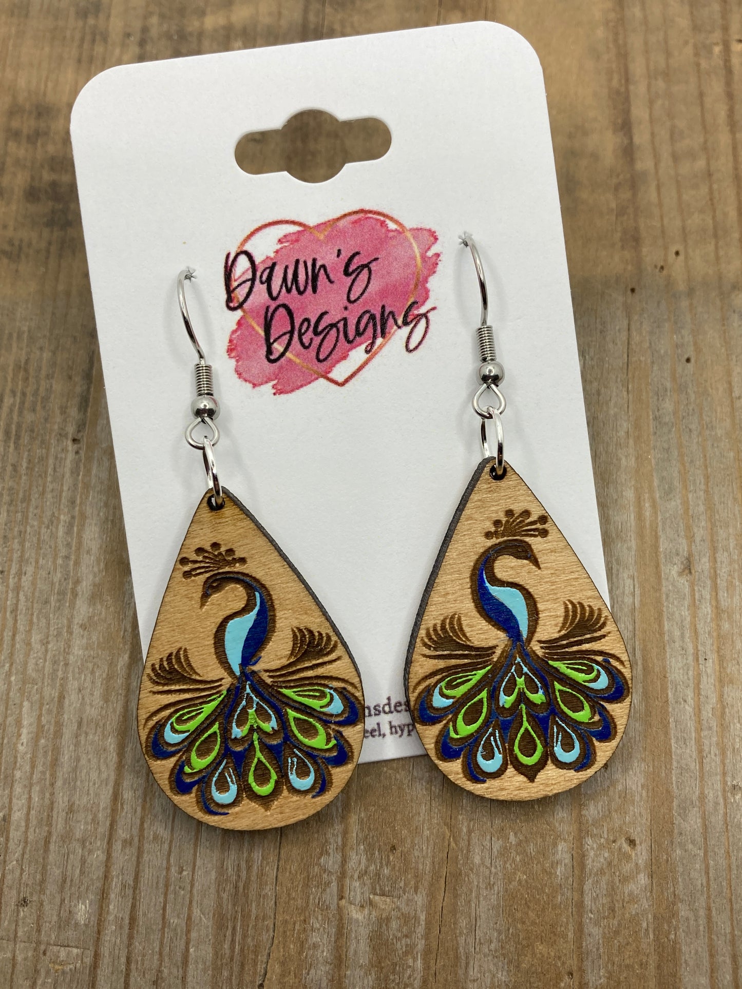 Peacock Dangle