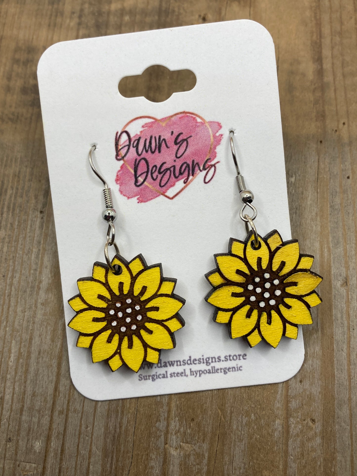 Sunflower Shaped Dangle