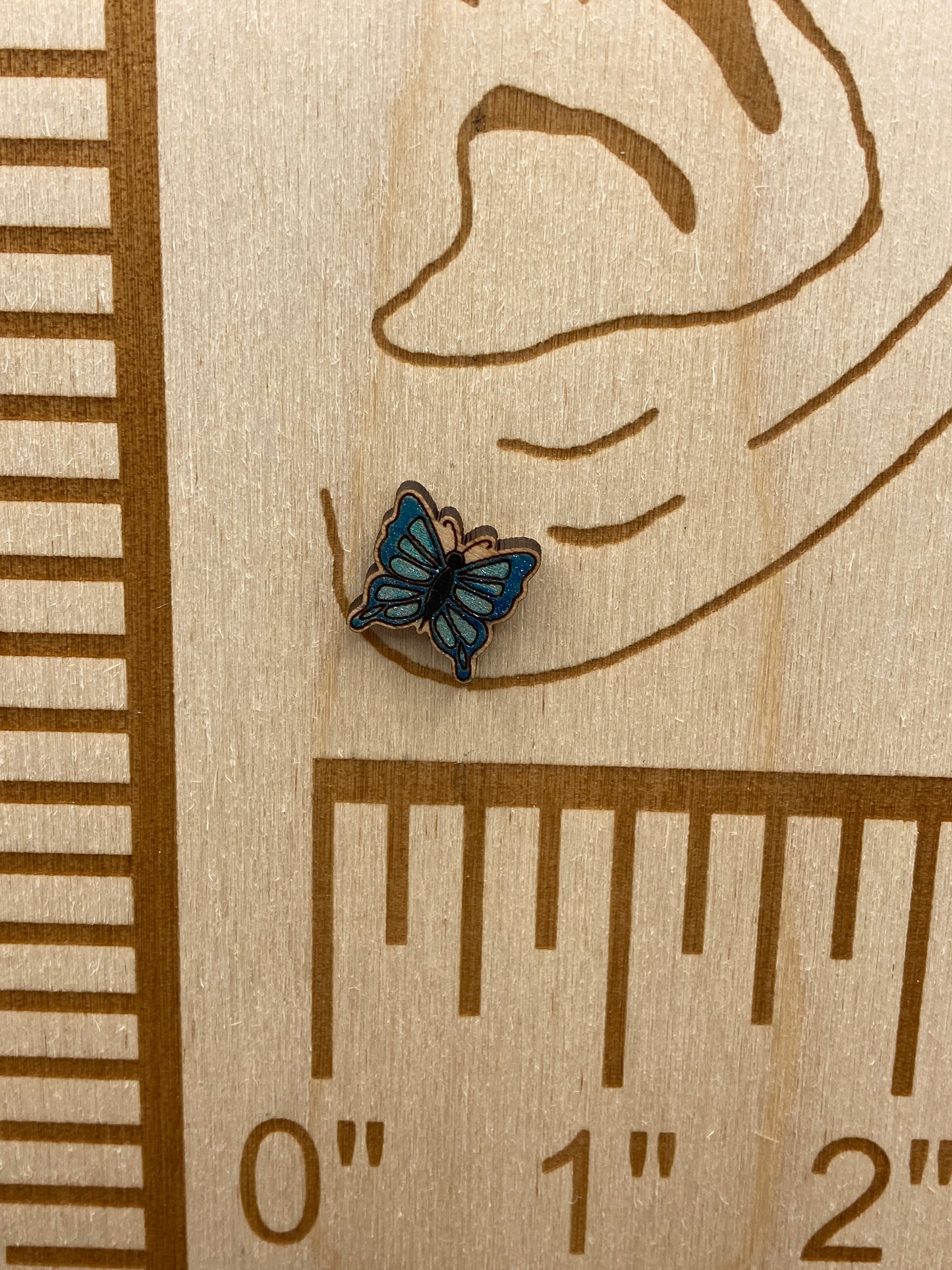 Butterfly Stud