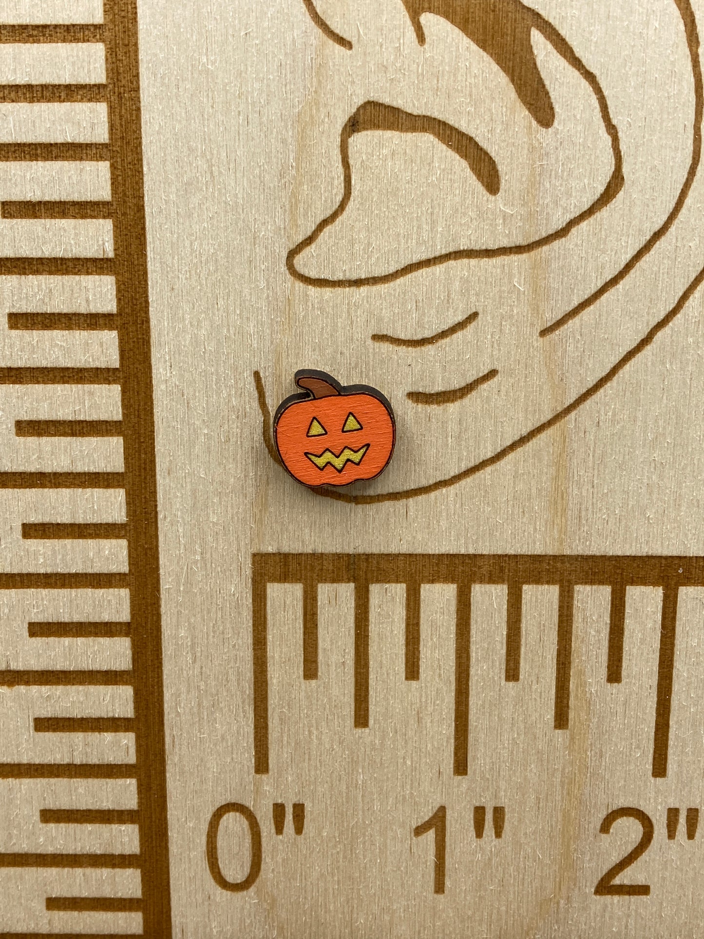 Jack-o-Lantern Stud