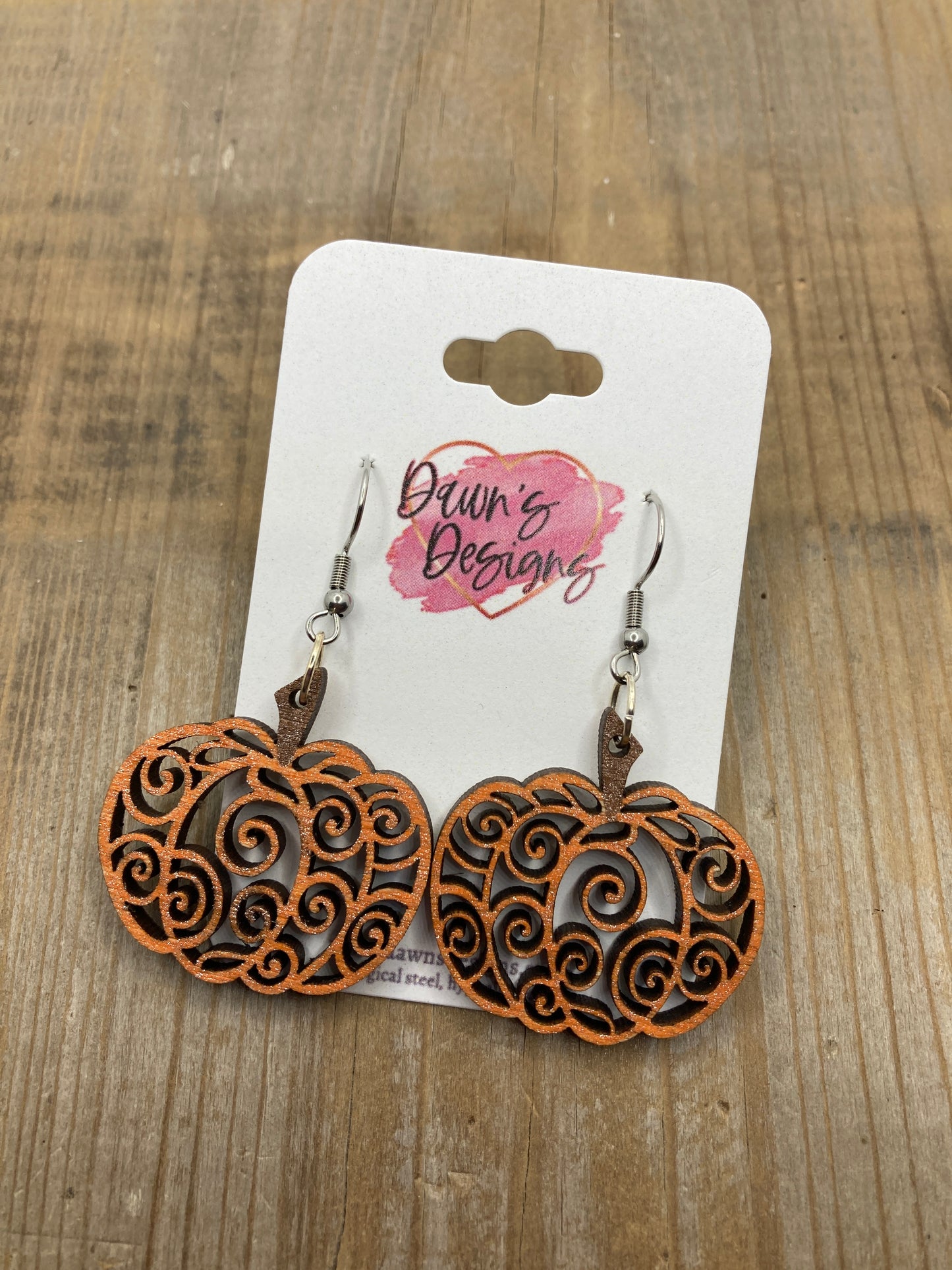 Pumpkin Swirl Dangle