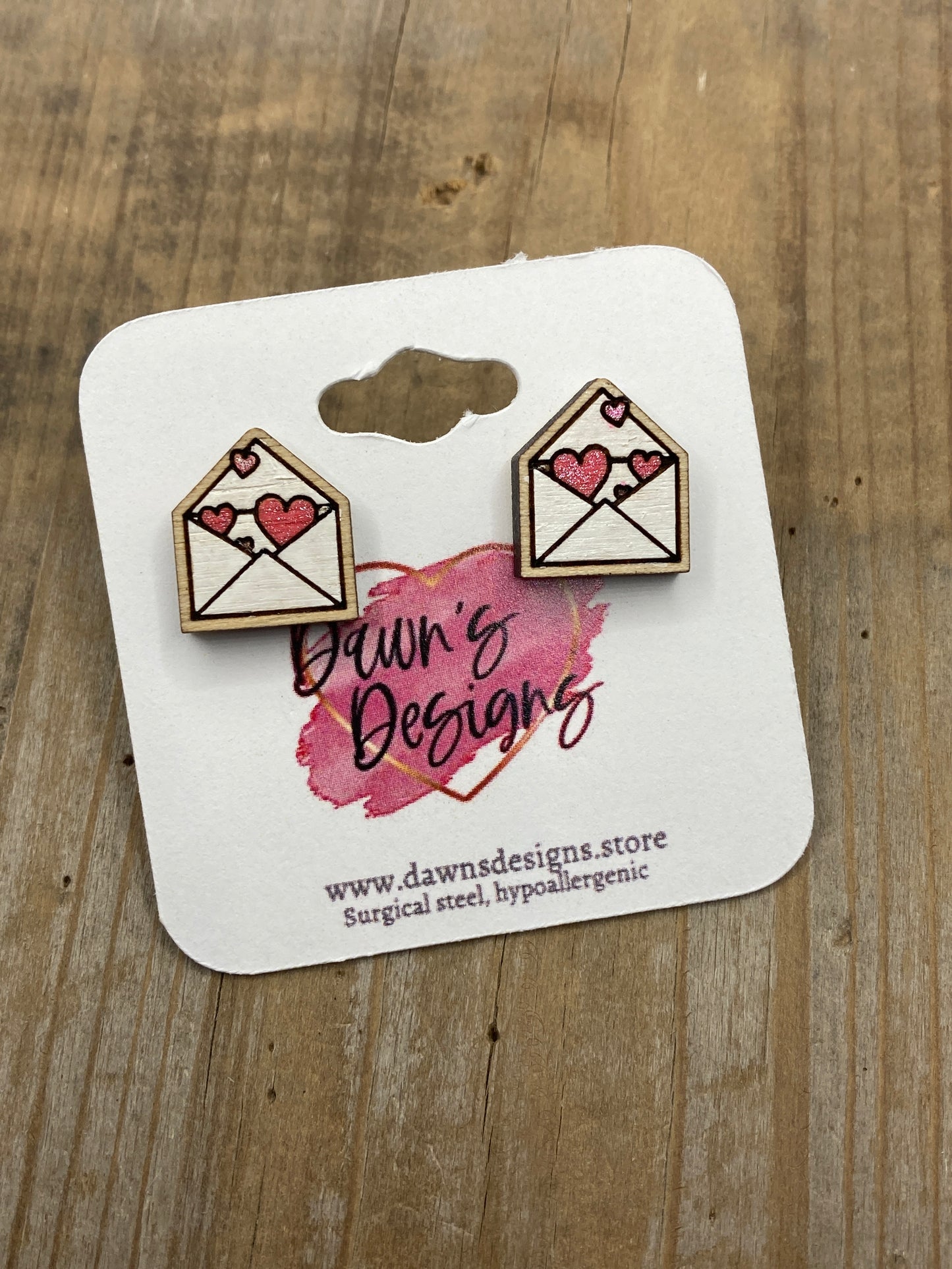 Valentine Envelope Stud