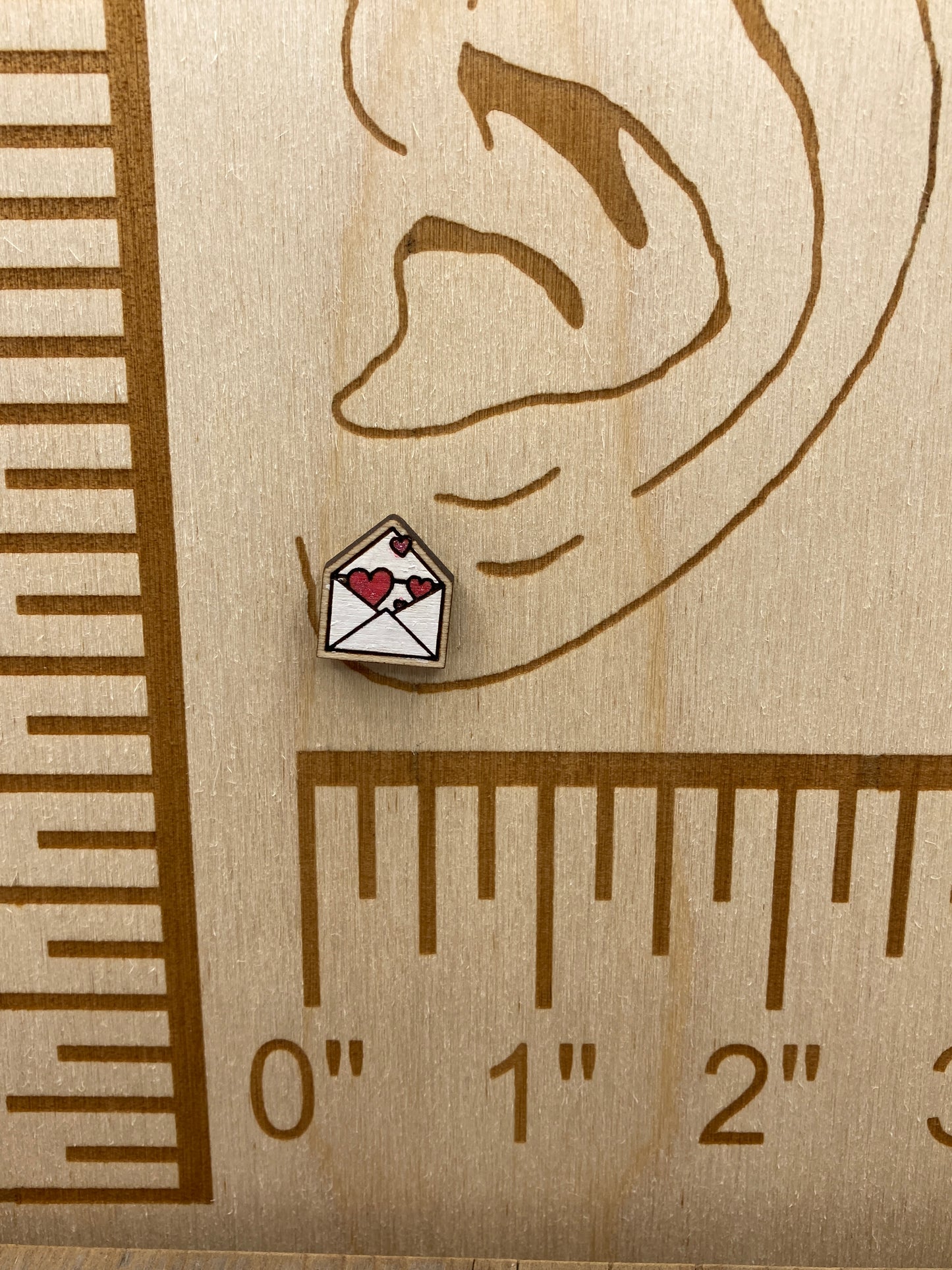 Valentine Envelope Stud