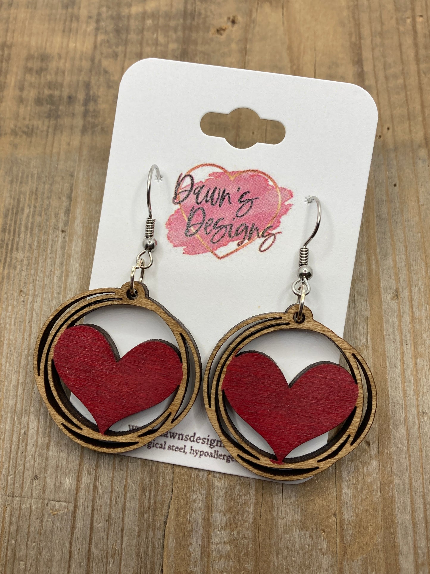 Wreath with Heart Dangle