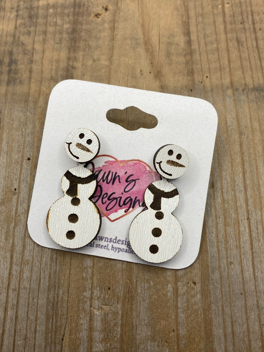 Snowman Earjackets