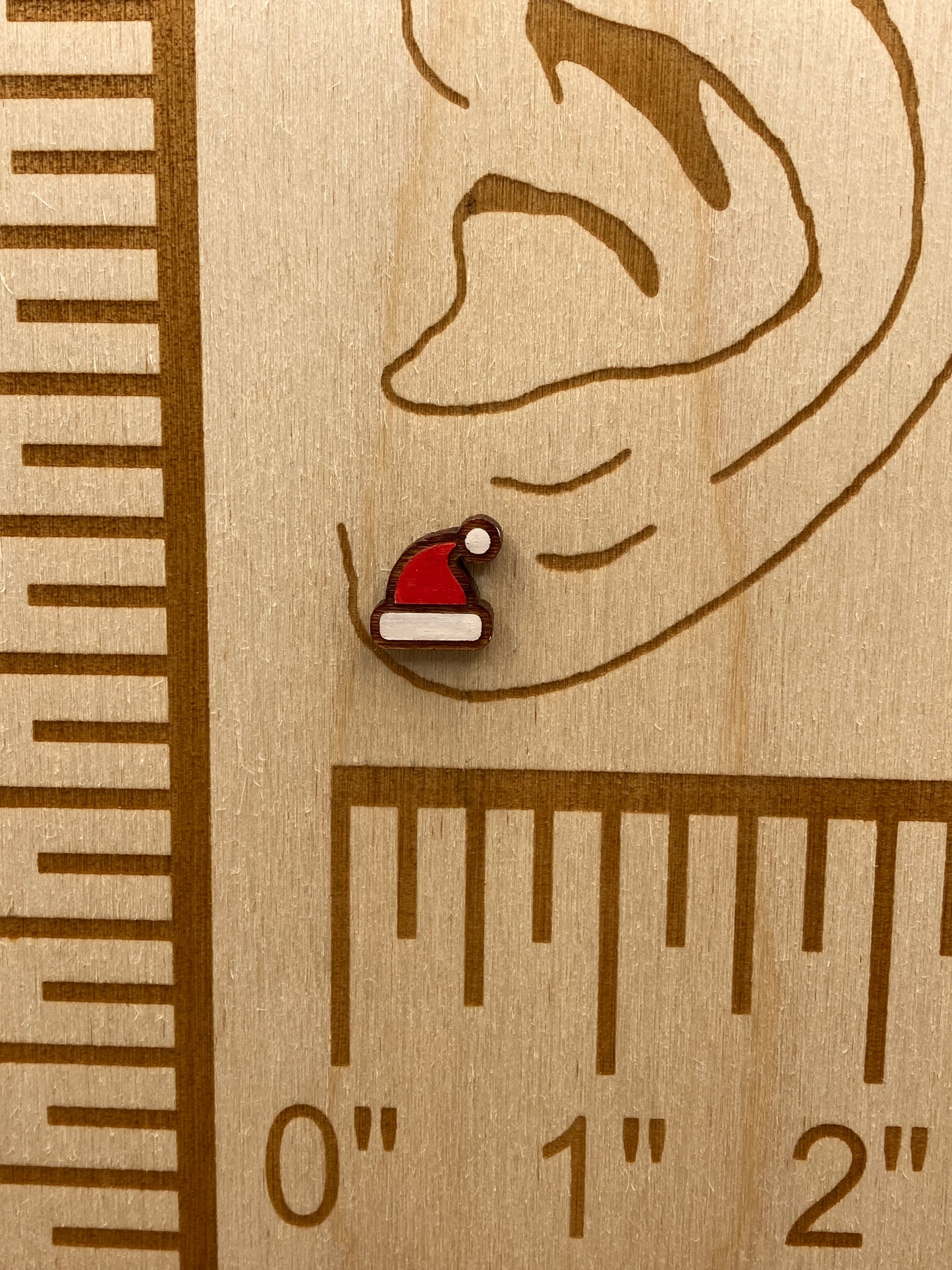 Santa Hat Stud