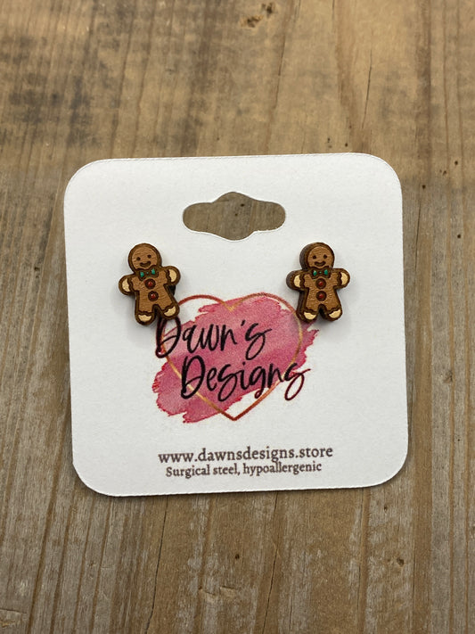 Gingerbread Men Stud