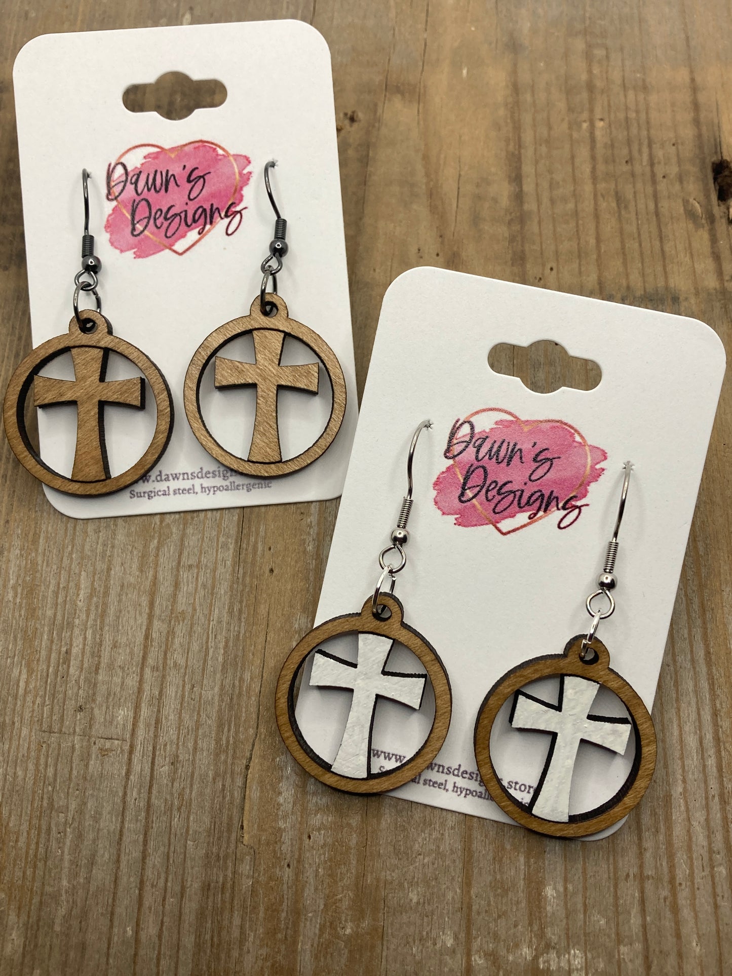 Cross Circle Dangle