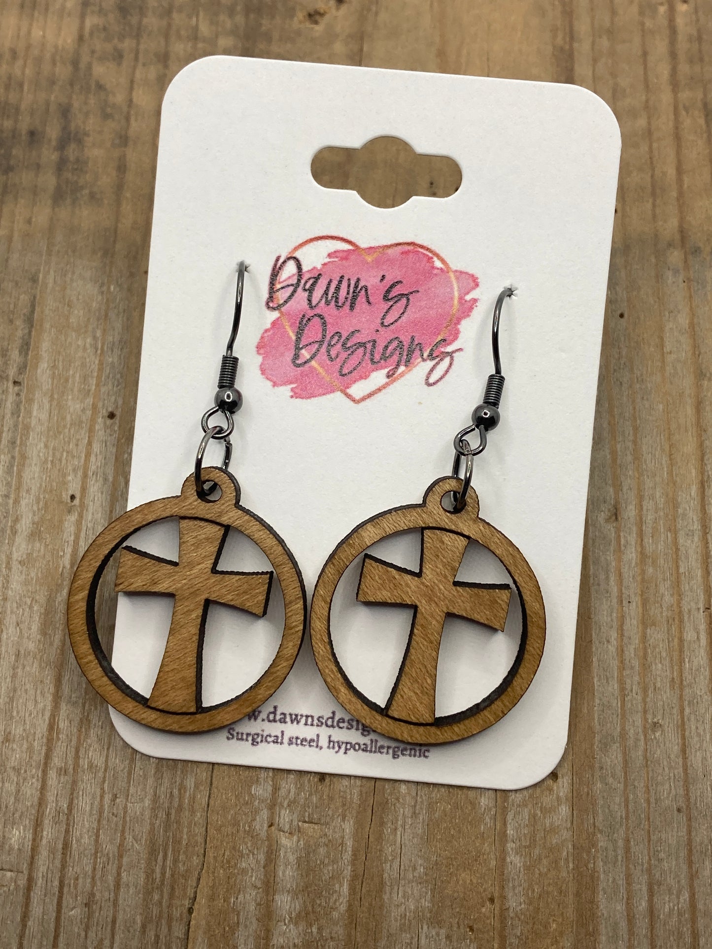 Cross Circle Dangle