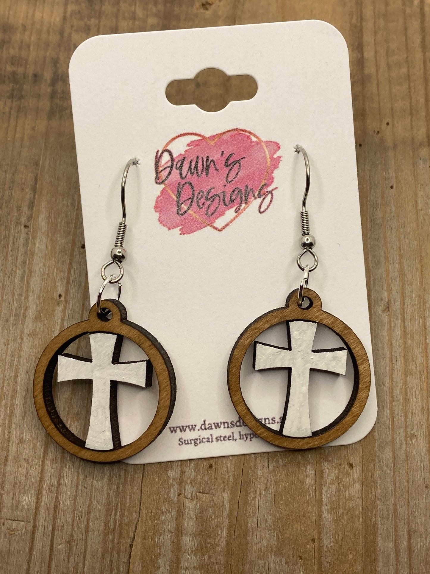 Cross Circle Dangle