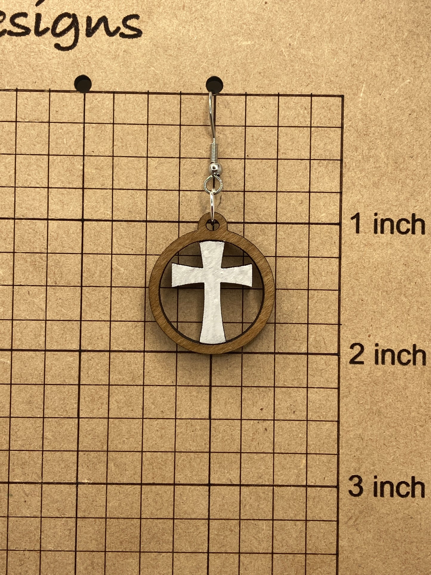 Cross Circle Dangle