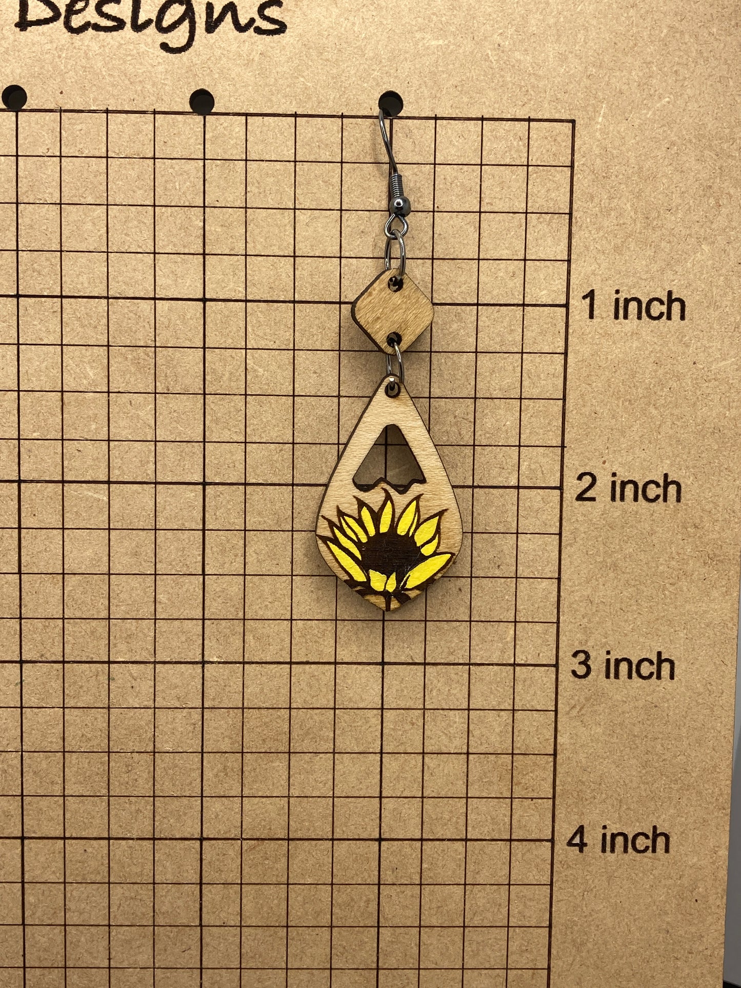 Sunflower 2 Piece Dangle