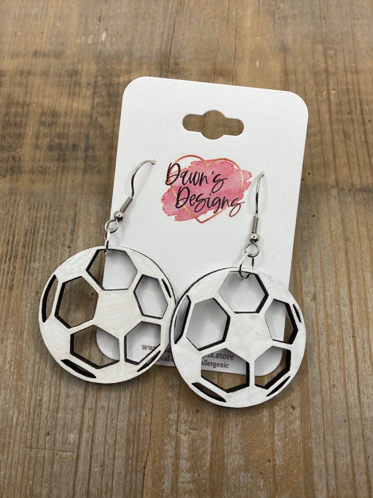 Fall Sports Cutout Dangles