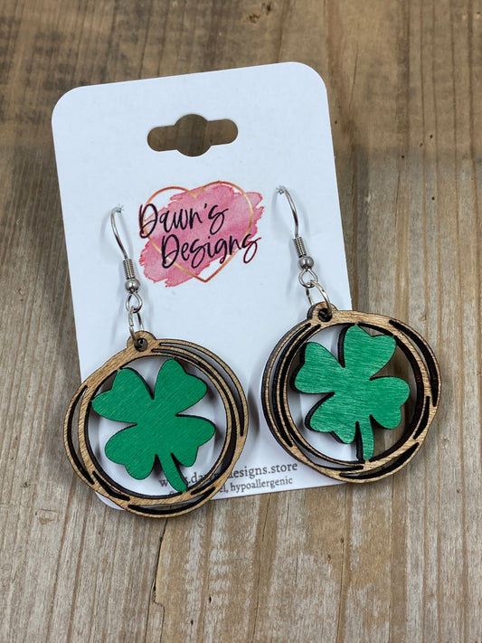 Shamrock Wreath Dangle