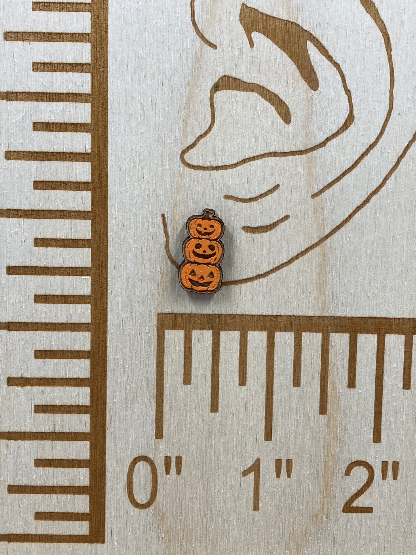 Jack-O-Lantern Stack Stud