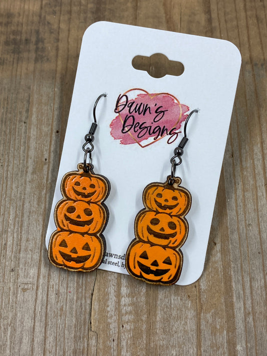 Jack-O-Lantern Stack Dangle