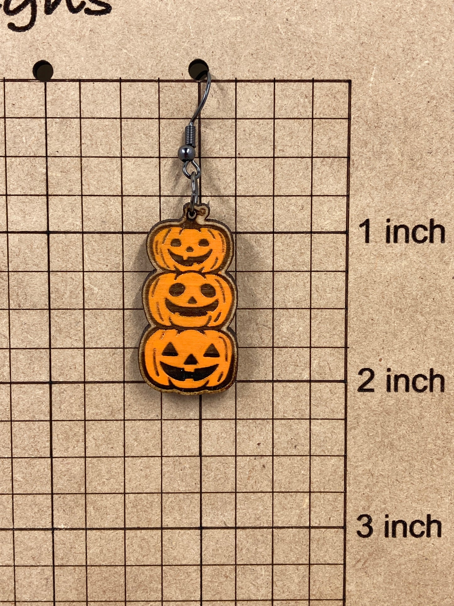 Jack-O-Lantern Stack Dangle