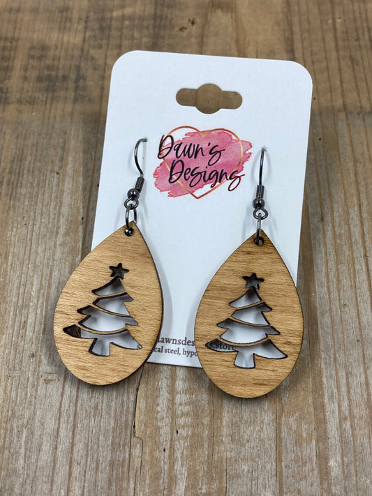 Cutout Christmas Tree Dangle