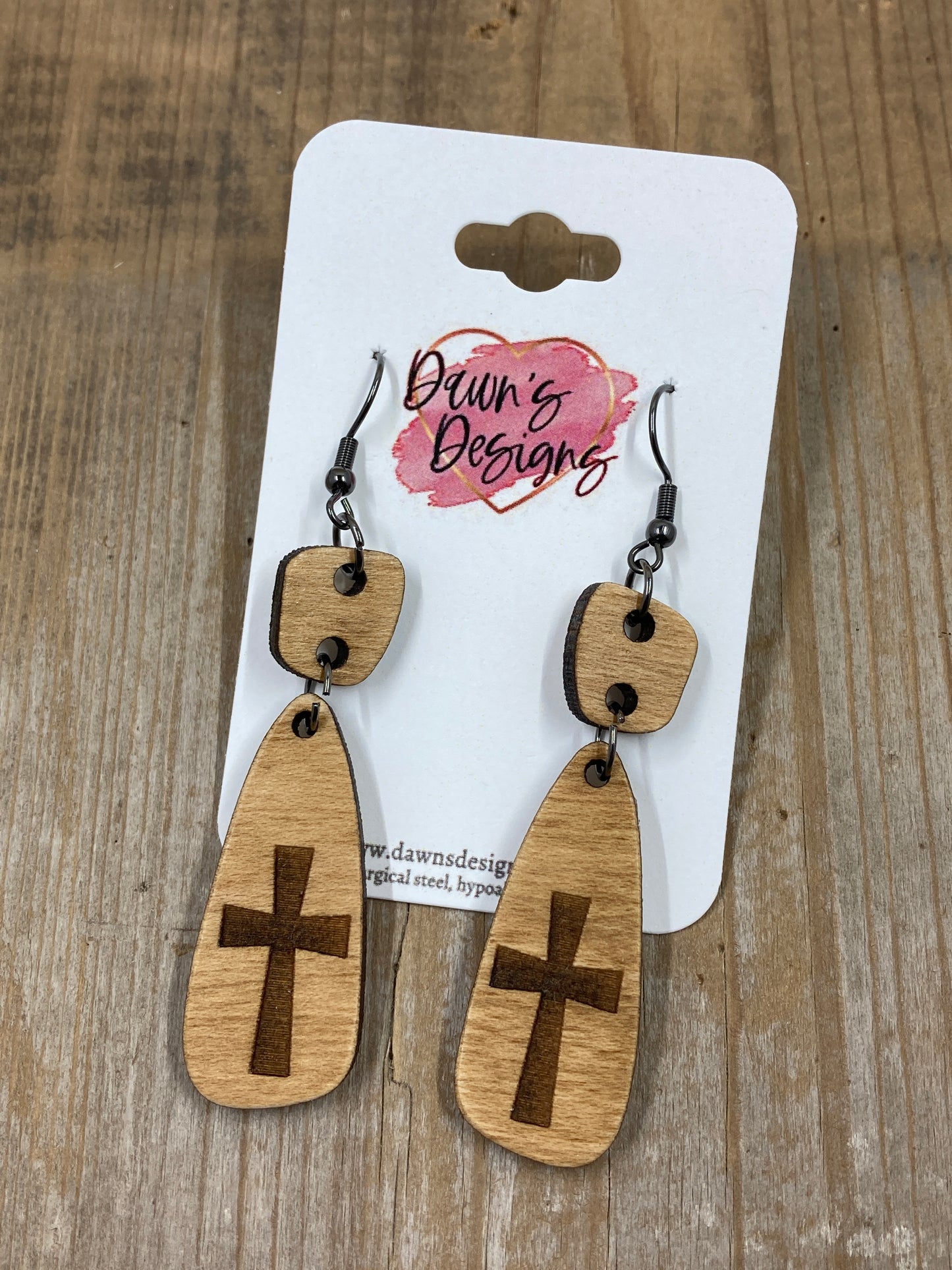 Two Piece Cross Dangle