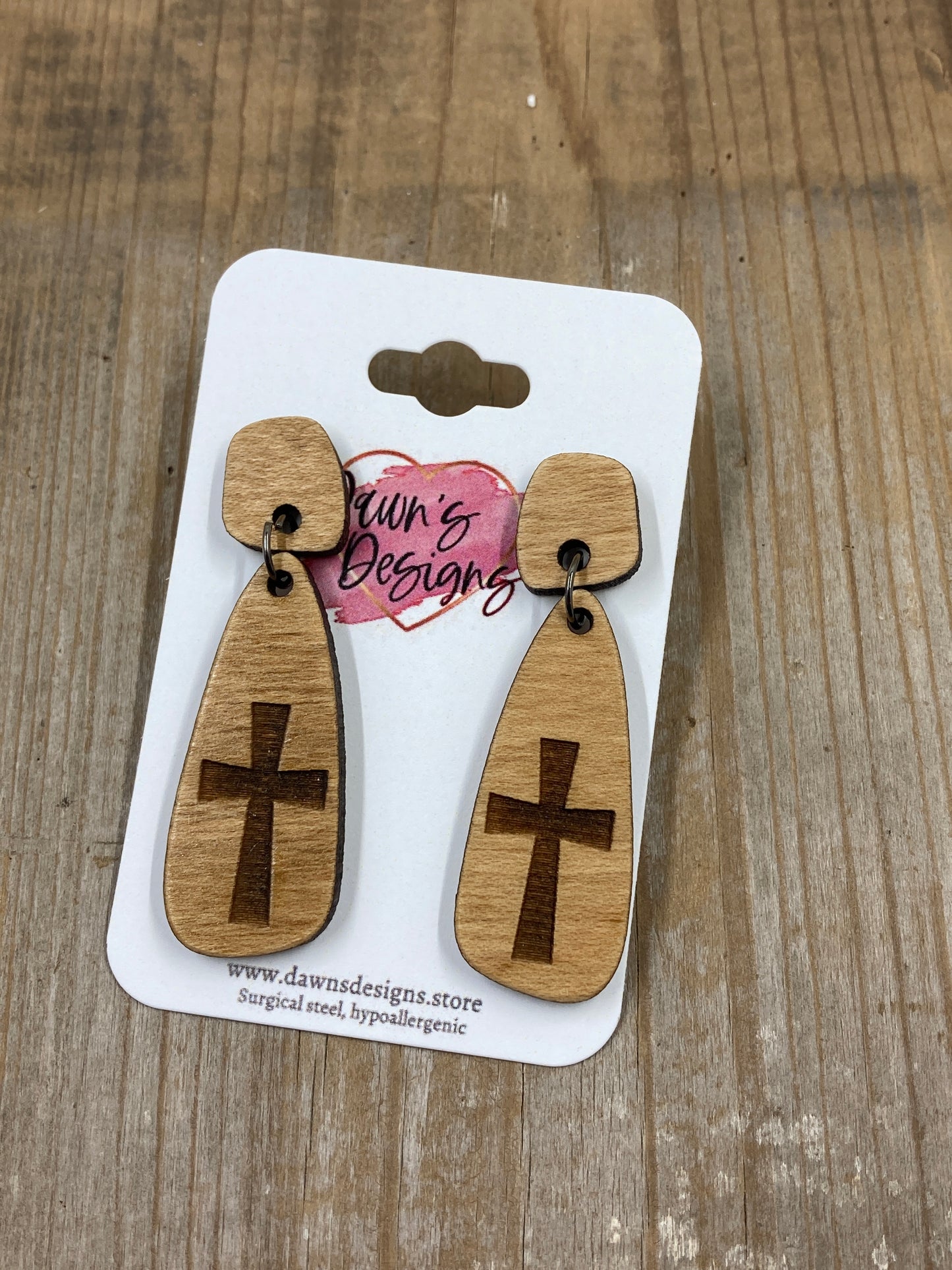 Two Piece Cross Dangle