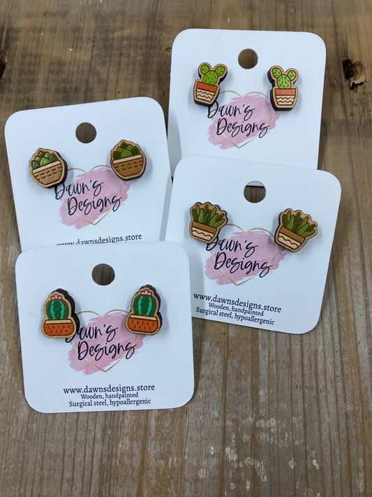 Succulent Plant Stud